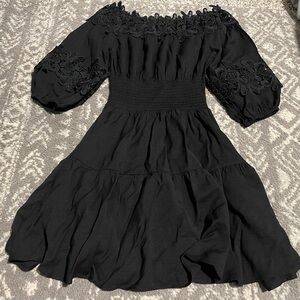 Gianni bini mini black dress xs